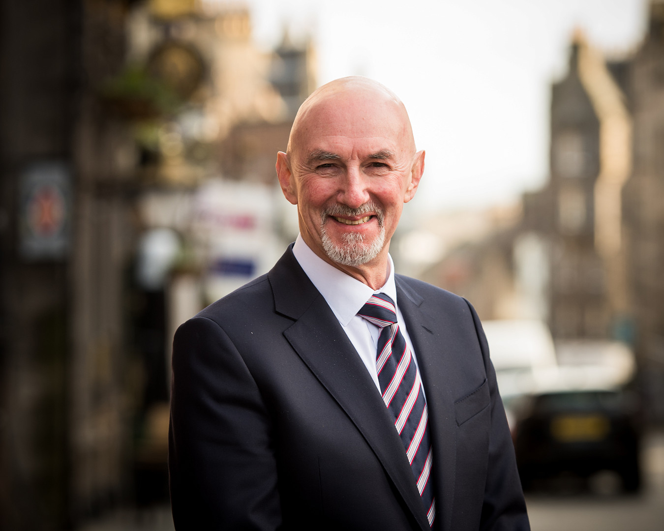 Busines portrait of a man in formal business wear in Edinburgh